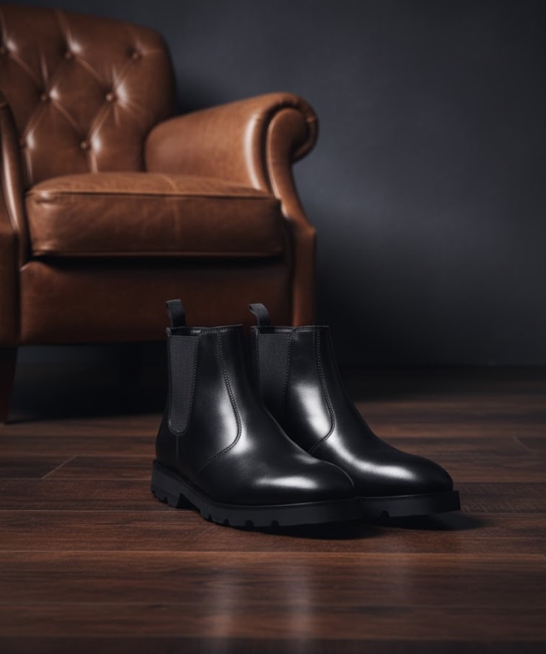 Leather Chelsea Boots – Classic Slip-On Elegance