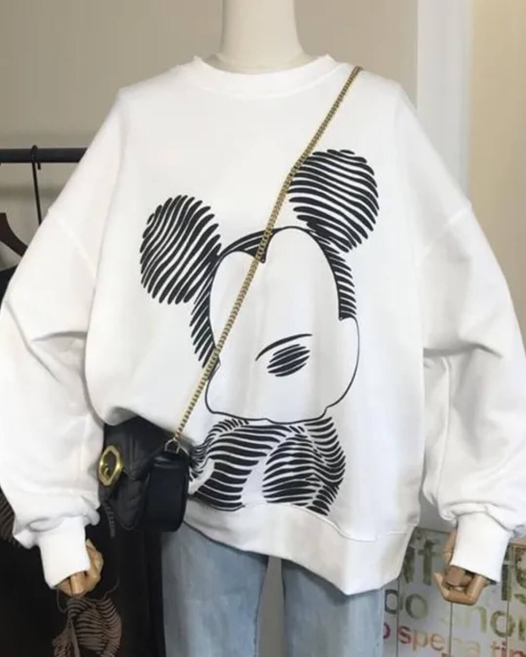 Mickey in Shadow – Classic Sweatshirt