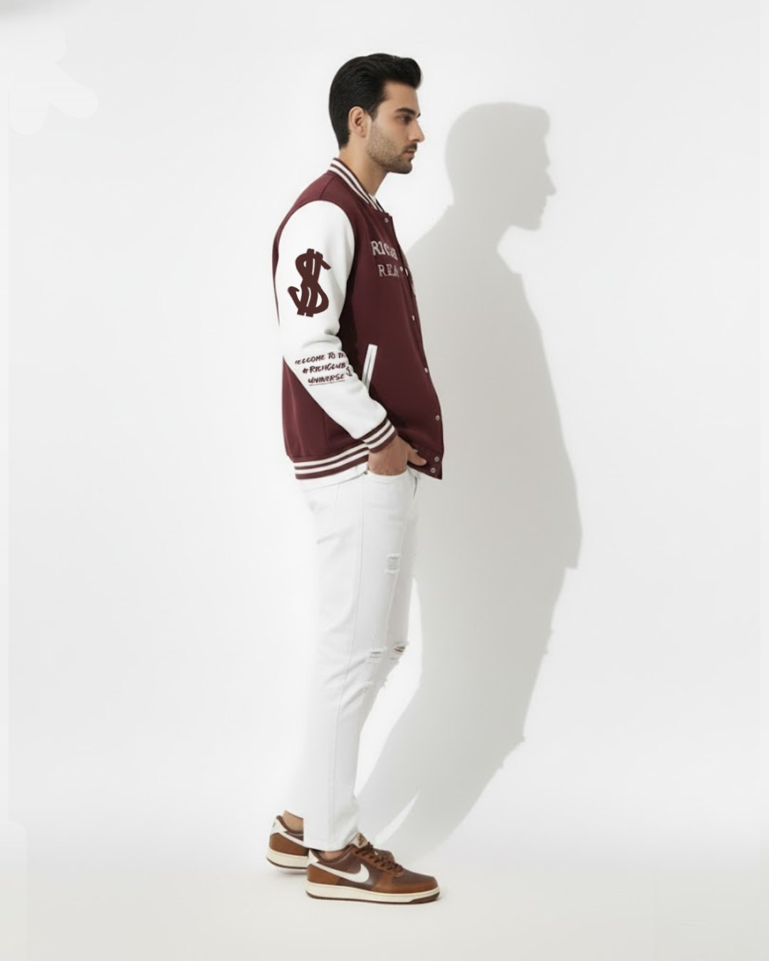 College Jackets Rich Bear - Luxury Varsity Jacket
