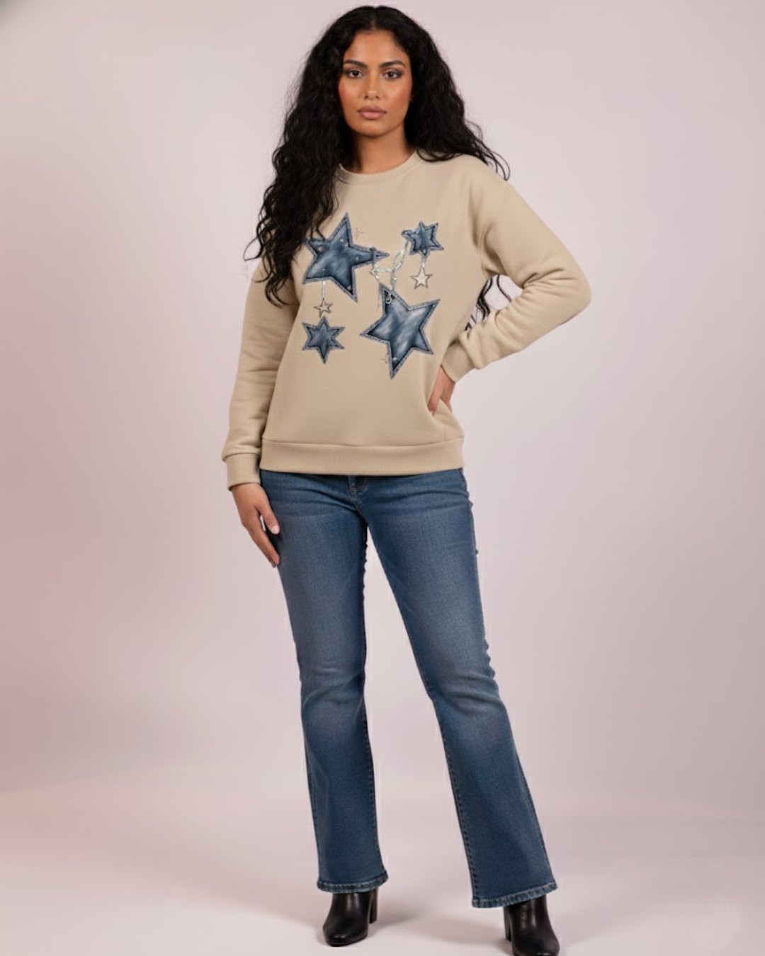 Denim Stars – Classic Sweatshirt