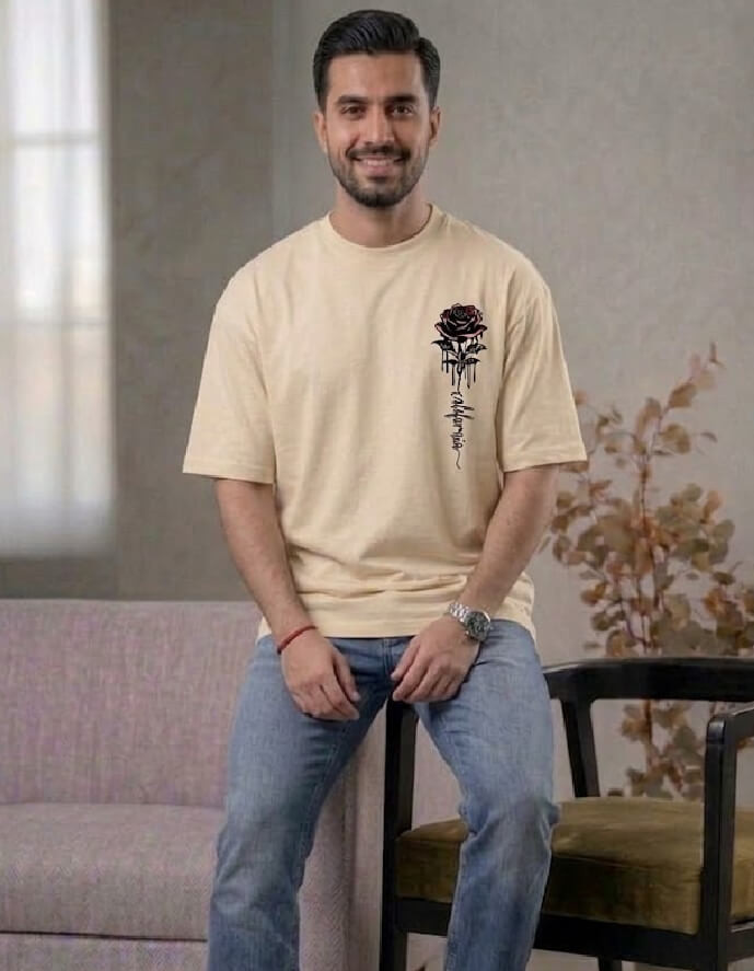 California Rose Minimal - Oversized T-Shirt