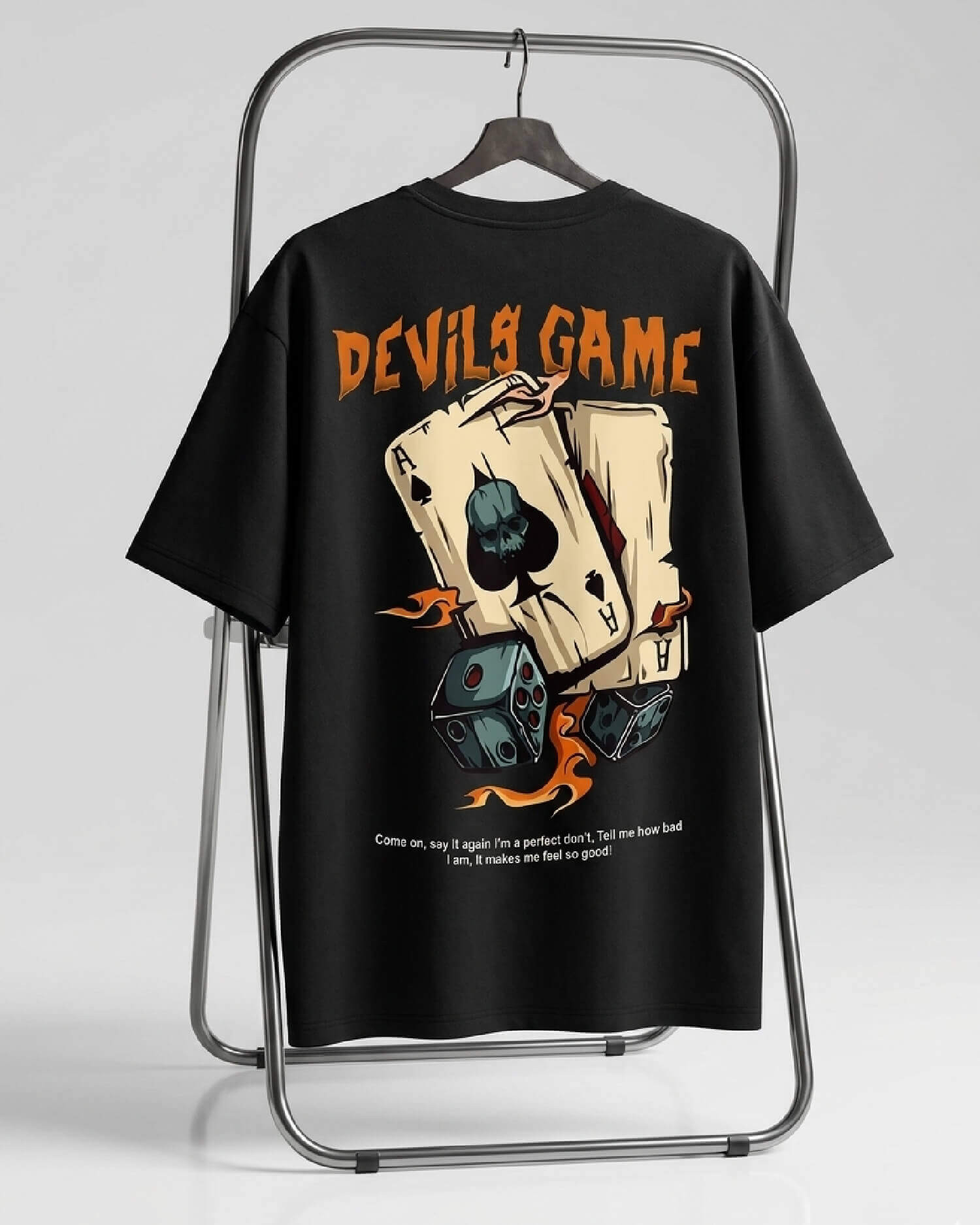 Devils Games Cards - Dropshoulder T Shirt