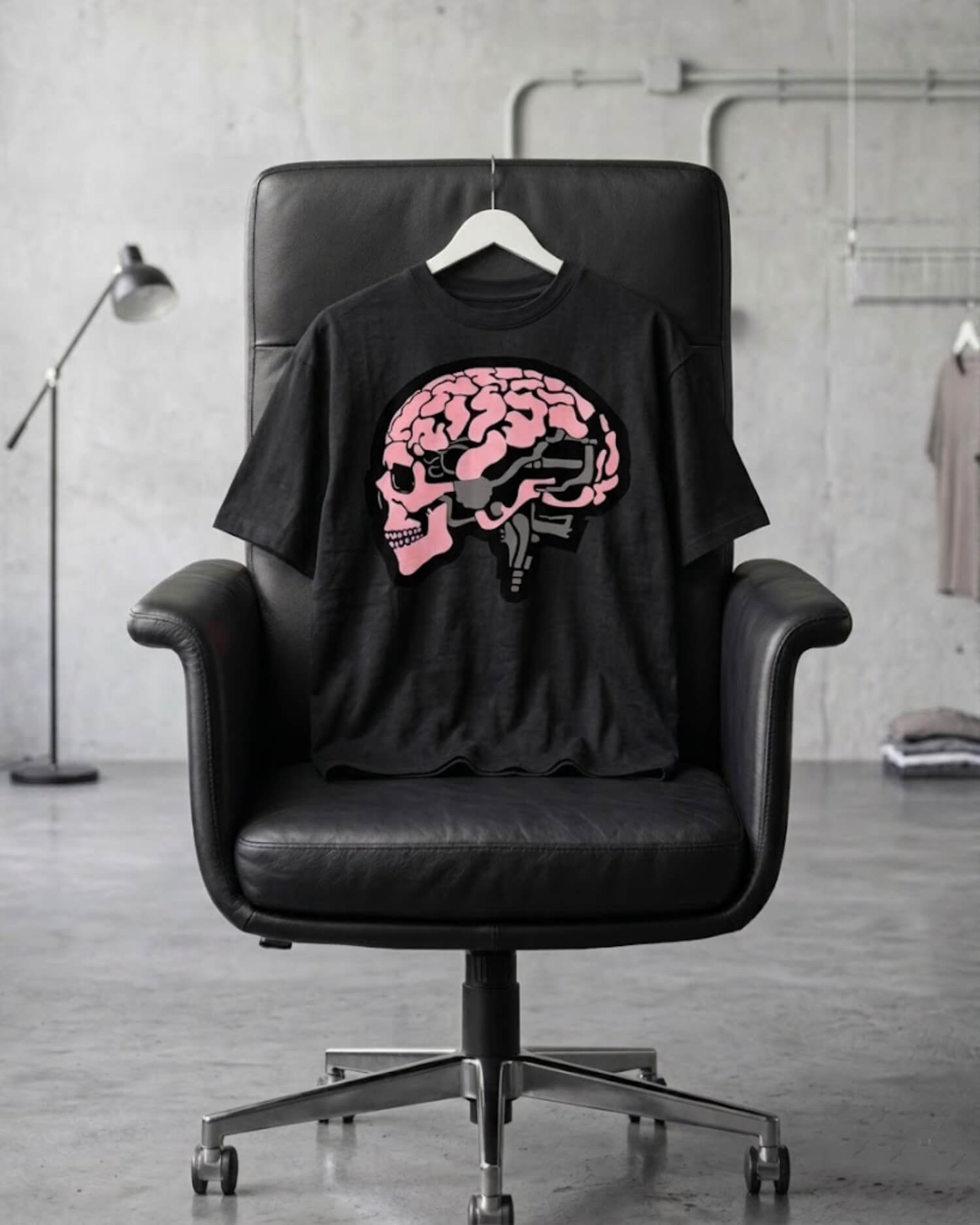 Pink Skull Mind – Relax Fit T-Shirt