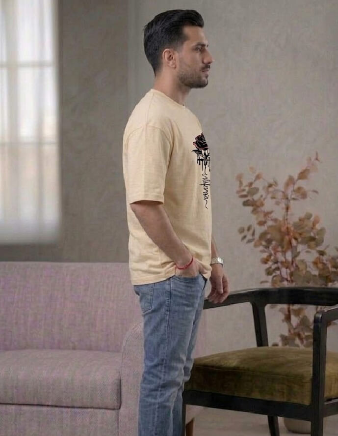 California Rose Minimal - Oversized T-Shirt