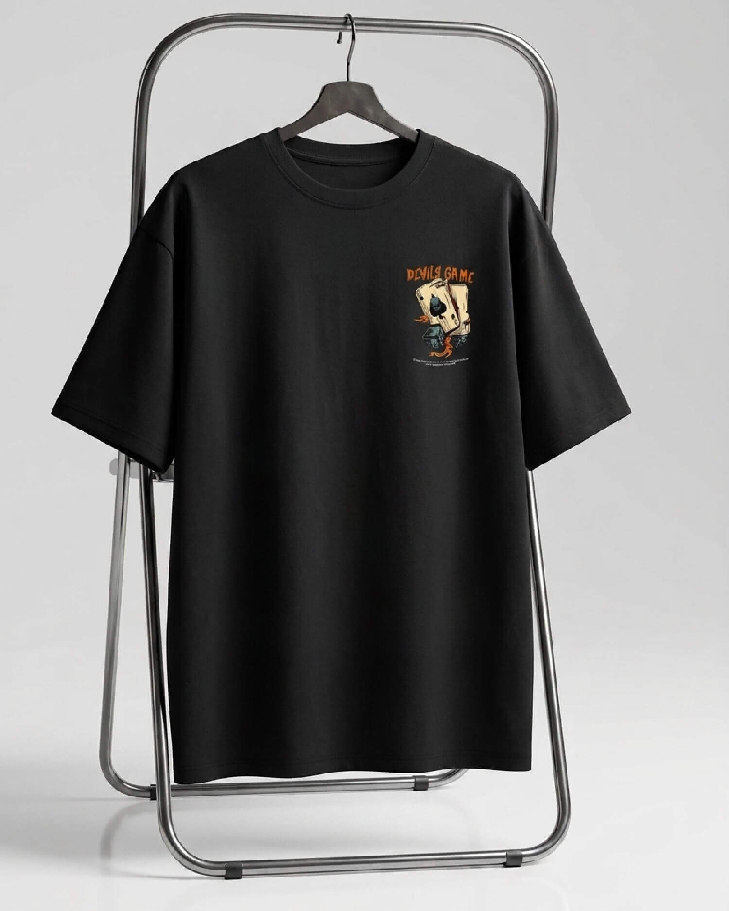 Devils Games Cards - Dropshoulder T Shirt