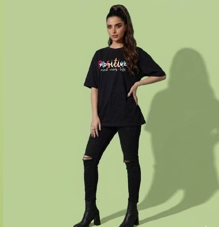 Positive Vibes Relax Fit T-Shirt