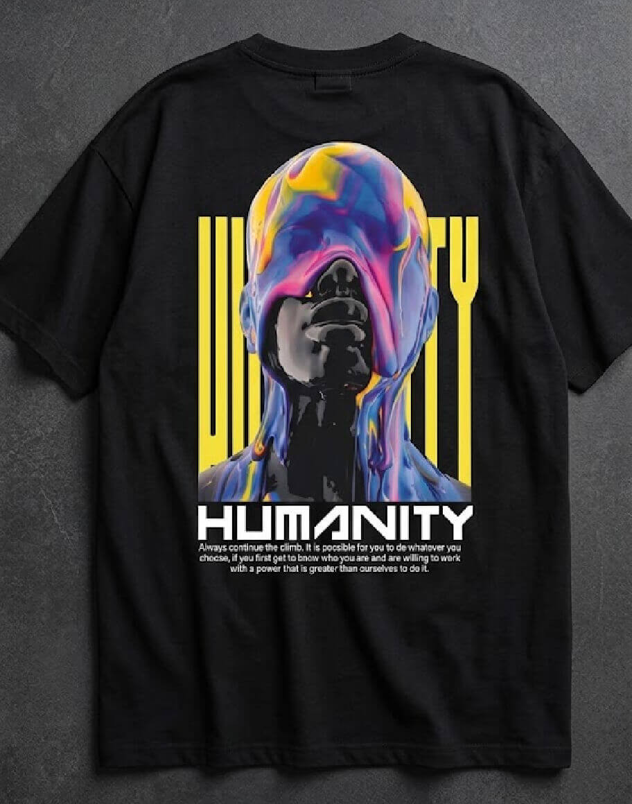 Humanity Glitch Art - Street wear